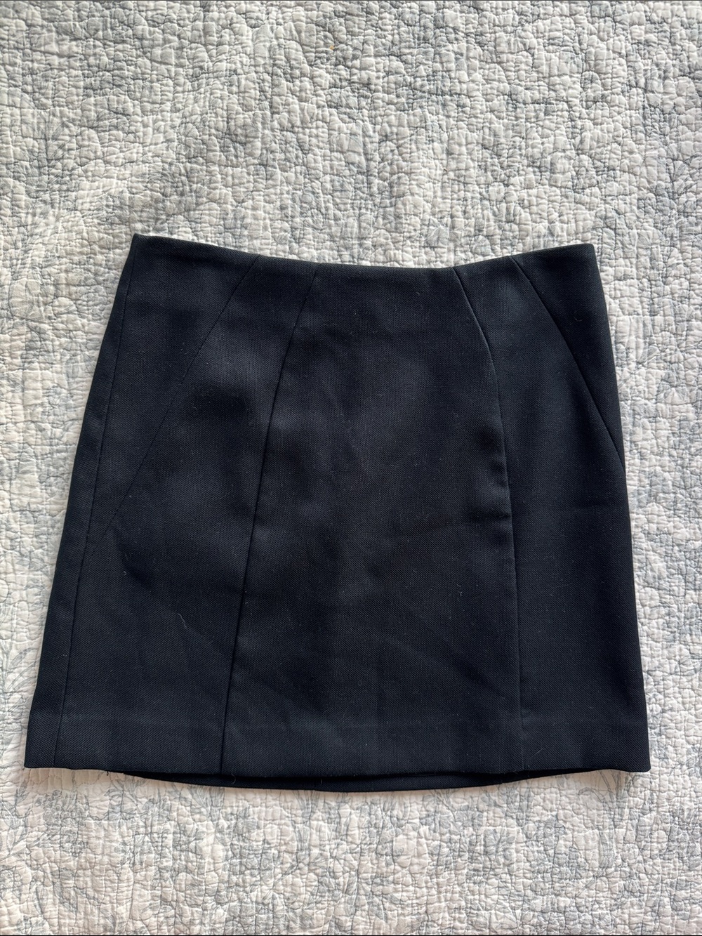 LOFT Navy Women's Mini Skirt - Clean Panel Silhouette